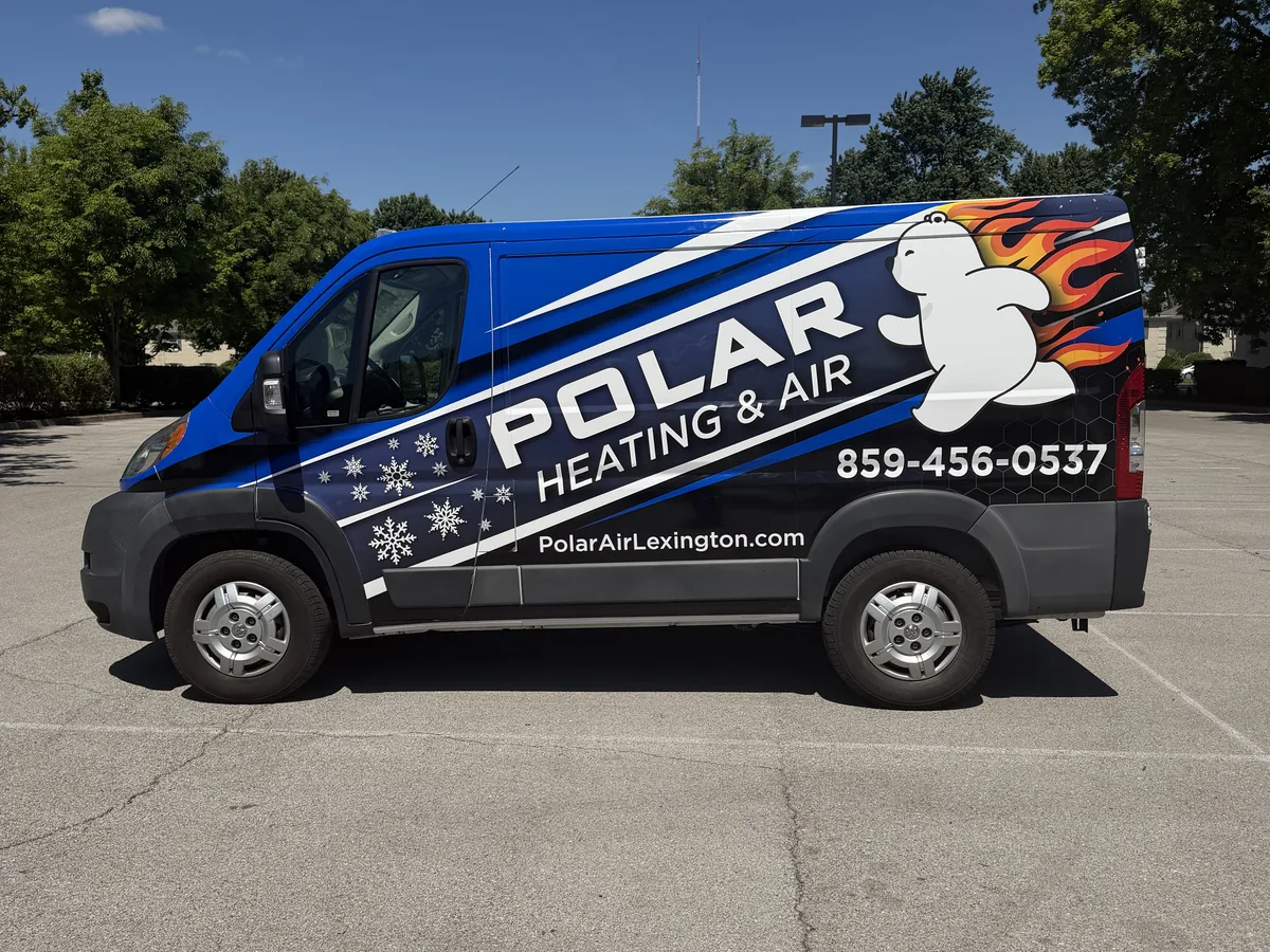 Polar Heating and Air service van